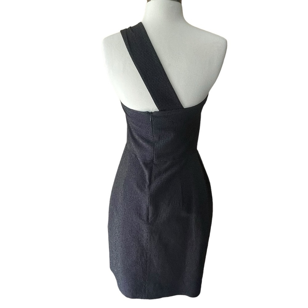 Amaya Arzuaga | Spanish Designer one shoulder black cocktail dress women XS EU38 - Picture 2 of 16